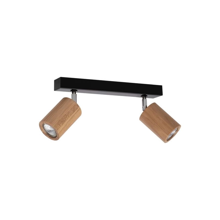 LED Stropné bodové svietidlo MATTI 2xGU10/5W/230V dub – FSC certifikované