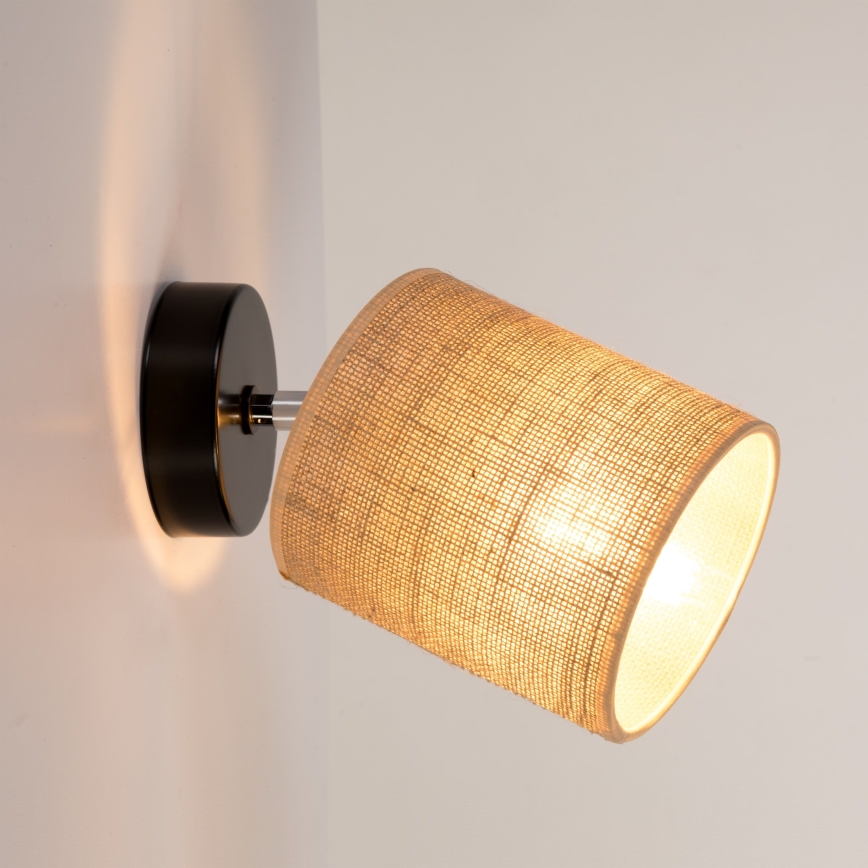 Nástenné bodové svietidlo JUTE 1xE27/25W/230V