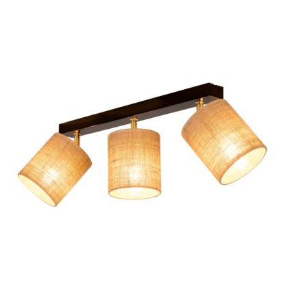 Stropné  bodové svietidlo JUTE 3xE27/25W/230V