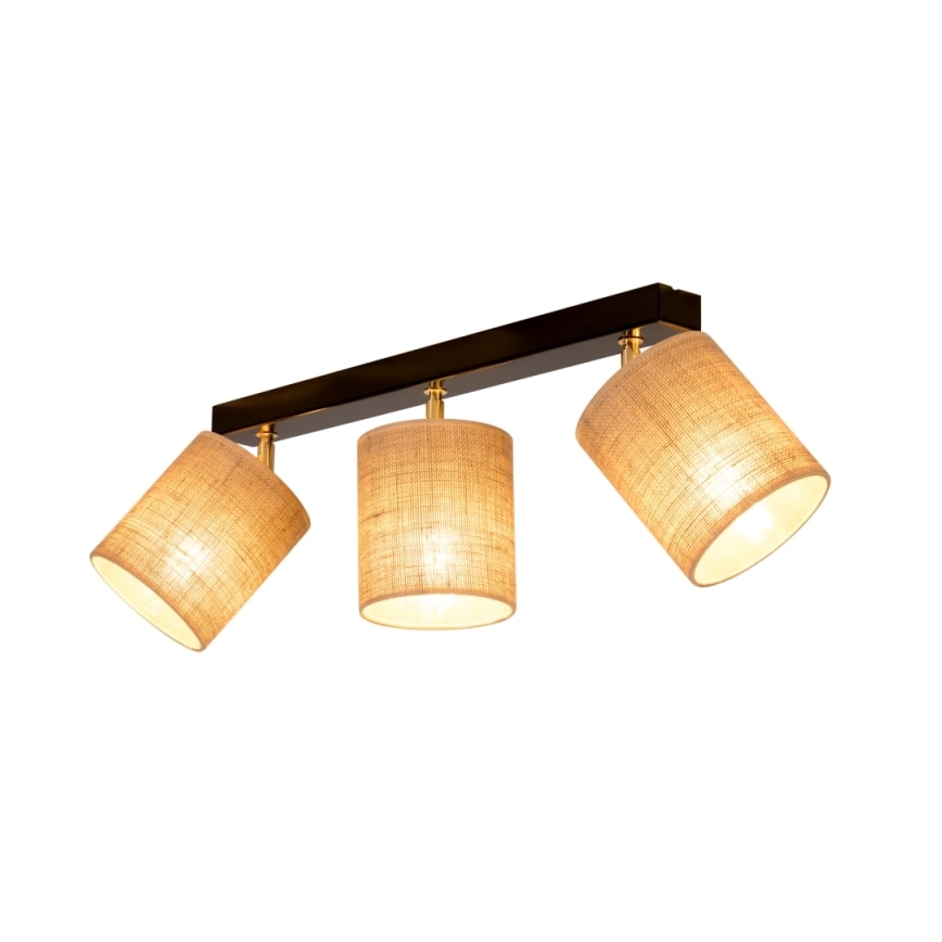 Stropné  bodové svietidlo JUTE 3xE27/25W/230V