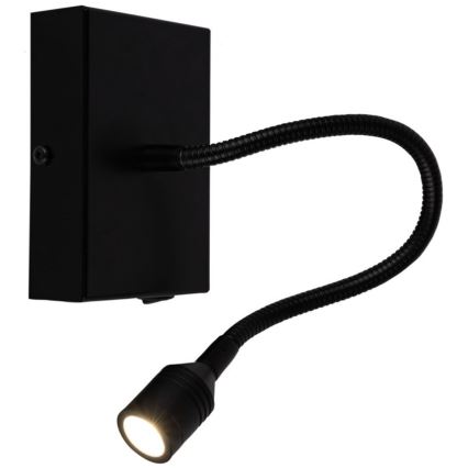 LED Nástenné svietidlo LECTOR LED/2,5W/230V čierna