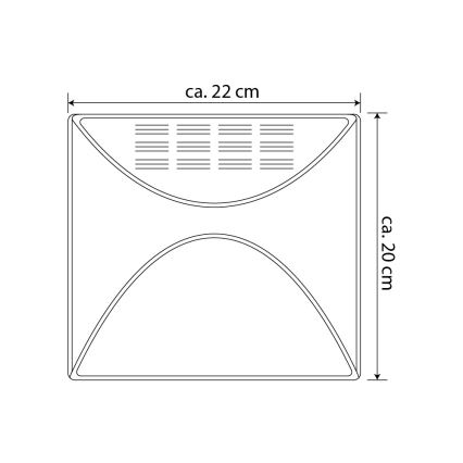 LED Solárne domové číslo LED/3x0,1W/2,4V 1200 mAh IP44