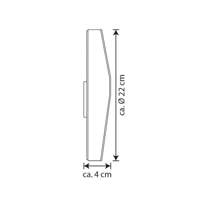 LED Solárne domové číslo LED/3x0,1W/2,4V IP44 – FSC certifikované