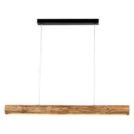 LED Stmievateľný luster na lanku LUCAS LED/25,5W/230V borovica
