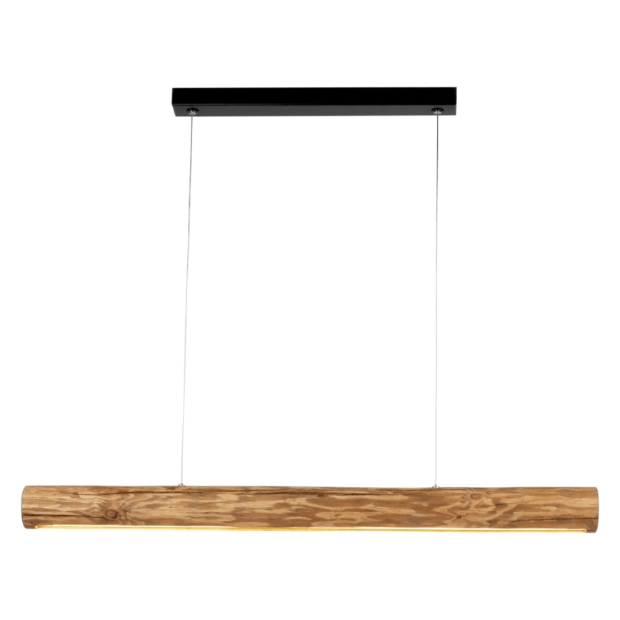 LED Stmievateľný luster na lanku LUCAS LED/25,5W/230V borovica