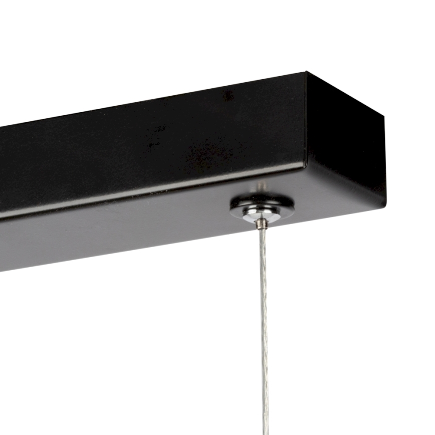 LED Stmievateľný luster na lanku LUCAS LED/25,5W/230V borovica
