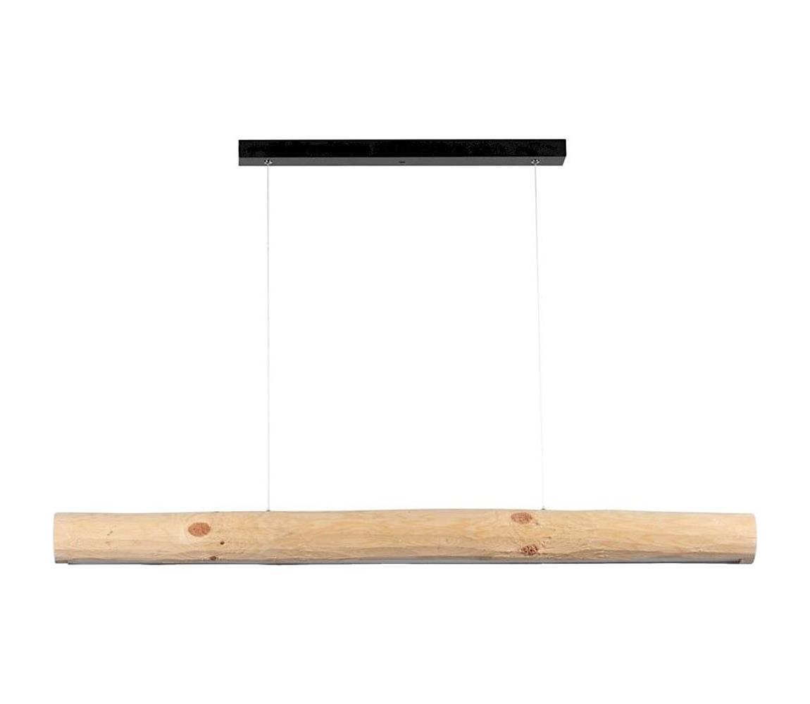 69660104 - LED Stmievateľný luster na lanku LUCAS LED/33W/230V borovica