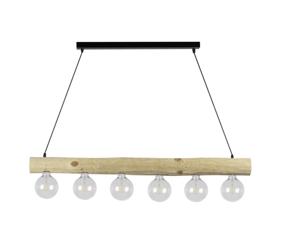  69860604 - Luster na lanku TRABO 6xE27/60W/230V 69860604