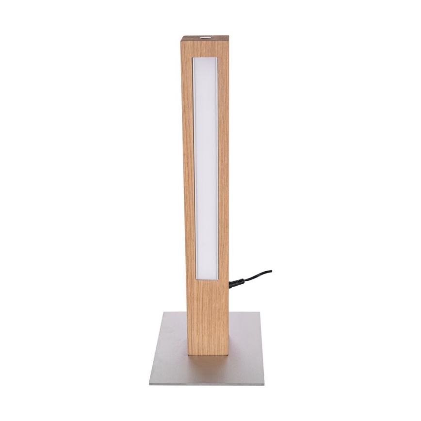 LED Stmievateľná stolná lampa LEON LED/9W/230V dub
