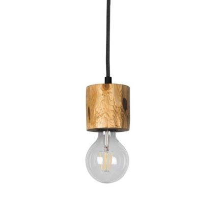 Luster na lanku PINO 1xE27/60W/230V borovica