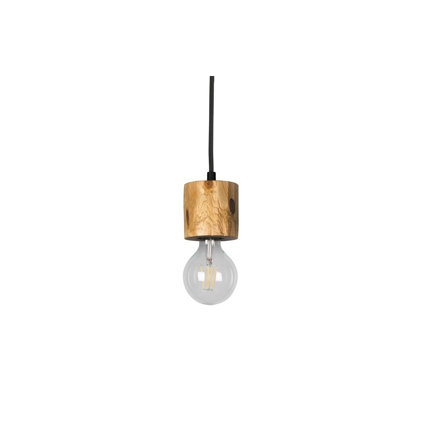 Luster na lanku PINO 1xE27/60W/230V borovica