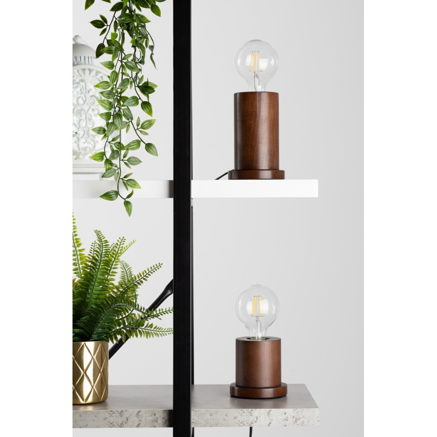 Stolná lampa TASSE 1xE27/25W/230V buk