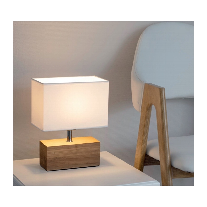 Stolná lampa THEO 1xE27/25W/230V dub