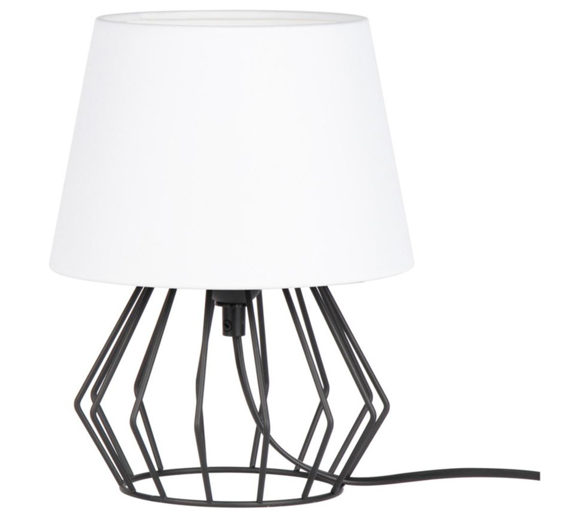   7667104 - Stolná lampa MANGOO 1xE27/40W/230V biela/čierna 