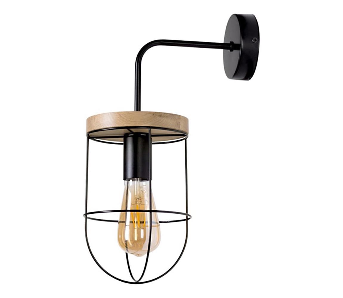 920451104 - Nástenné svietidlo NETUNO 1xE27/25W/230V dub