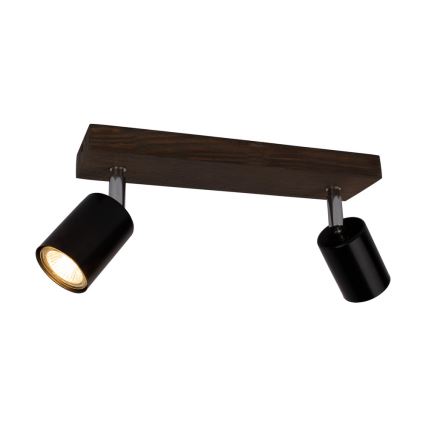 Stropné bodové svietidlo MANARA 2xGU10/5W/230V borovica