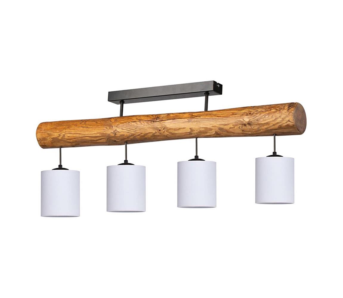 DO69771451 - Prisadený luster FORESTA 4xE27/25W/230V dub