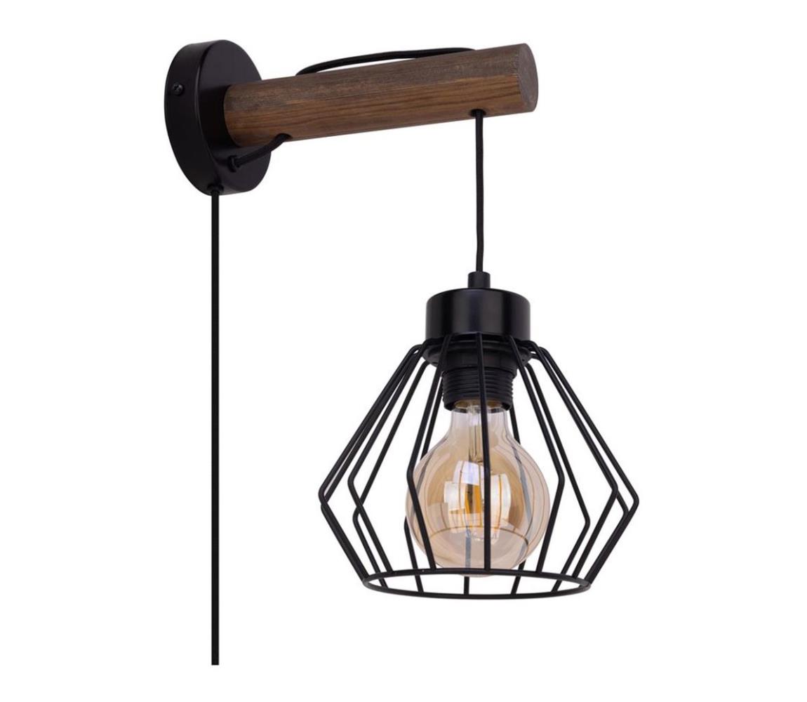 DO8931156 - Nástenná lampa MUG 1xE27/15W/230V borovica