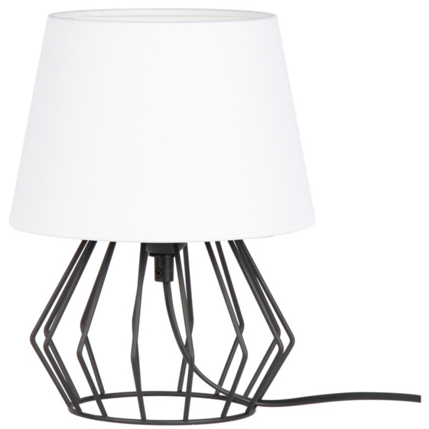 Spot-Light - Stolná lampa MANGOO 1xE27/40W/230V biela/čierna