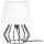 Spot-Light - Stolná lampa MANGOO 1xE27/40W/230V biela/čierna