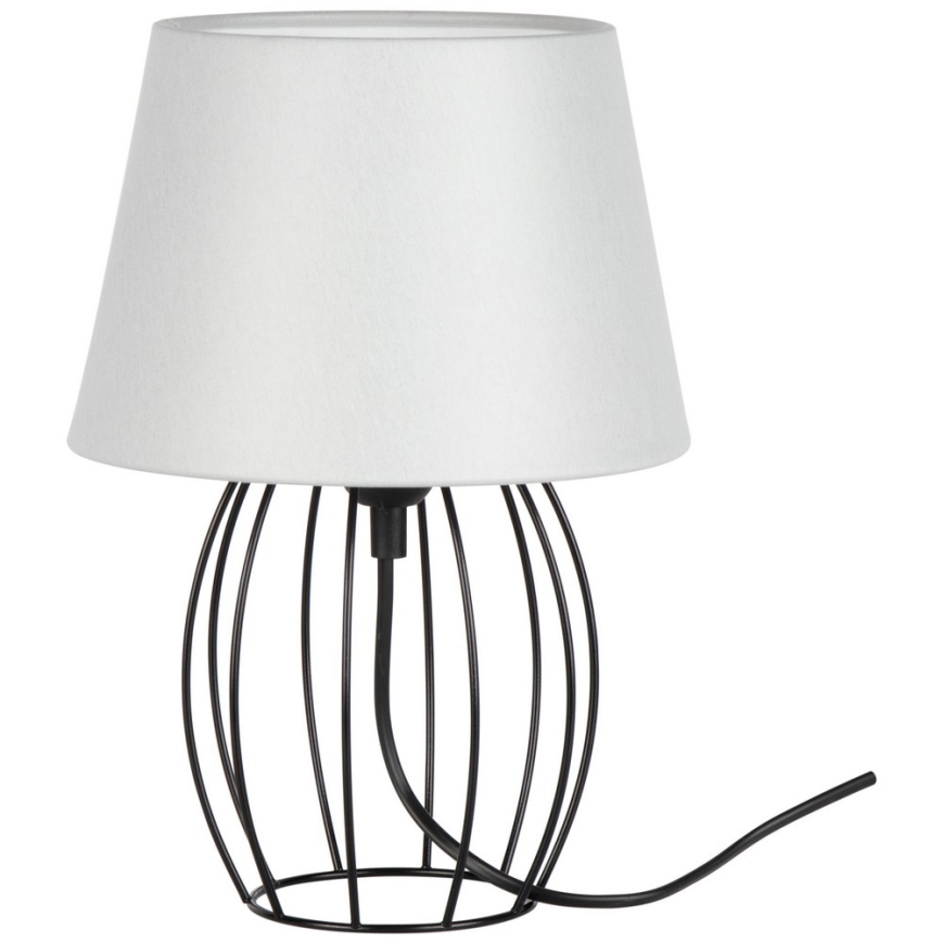 Spot-Light - Stolná lampa MANGOO 1xE27/40W/230V šedá/čierna