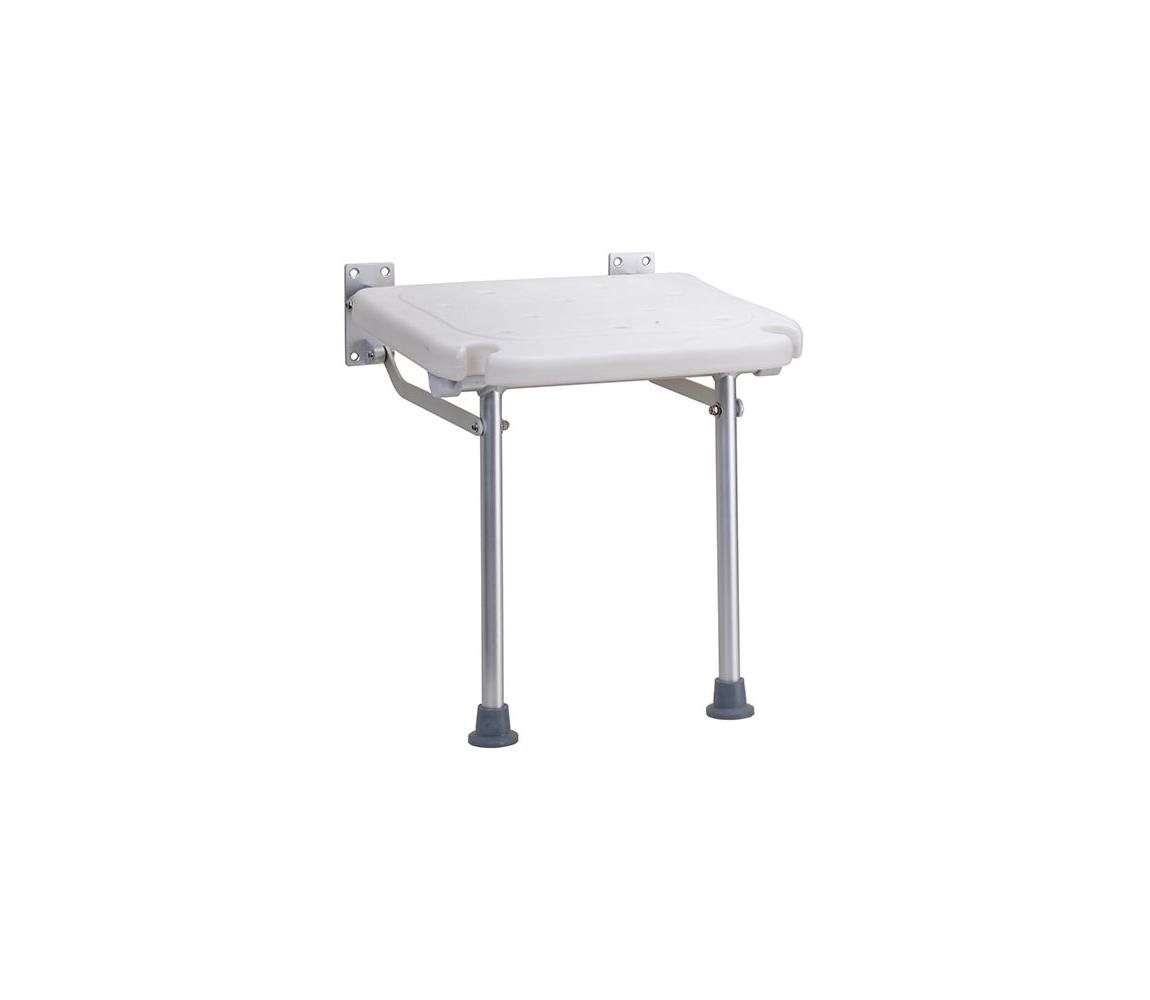 BEMETA Sprchové sedadlo 40x43 cm strieborné/biele 353125033