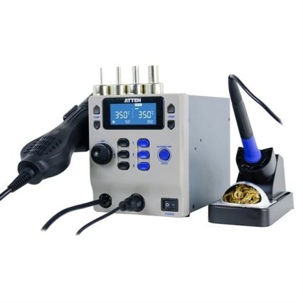 Stanica pre horúci vzduch a spájkovanie s LCD displejom 800W/230V