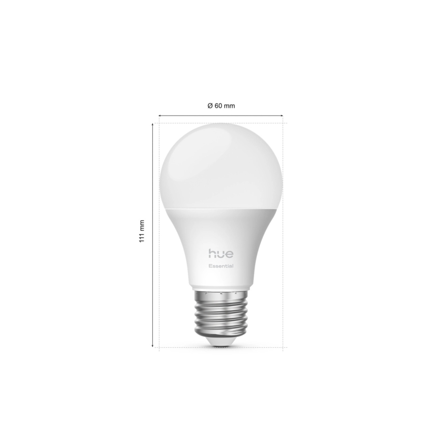 Základná sada Philips Hue White And Color Ambiance Essential 2xE27/8W/230V 2200-6500K + zariadenie na prepojenie