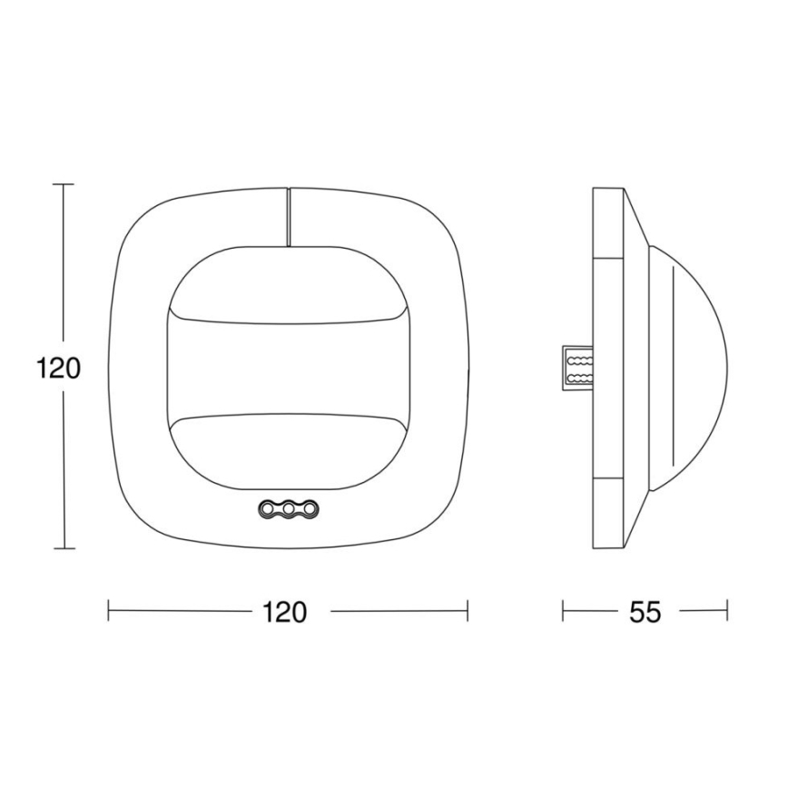 Steinel 003005 - Prezenčný hlásič Dual HF DALI-2 APC biela