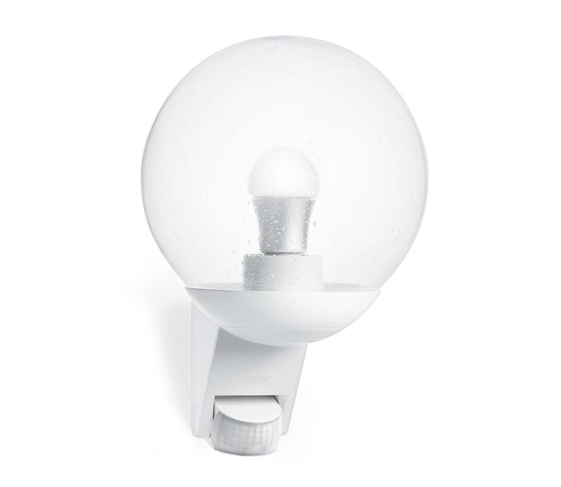 Steinel STEINEL 005917- Vonkajšie nástenné svietidlo so senzorom L585S 1xE27/60W biela IP44 