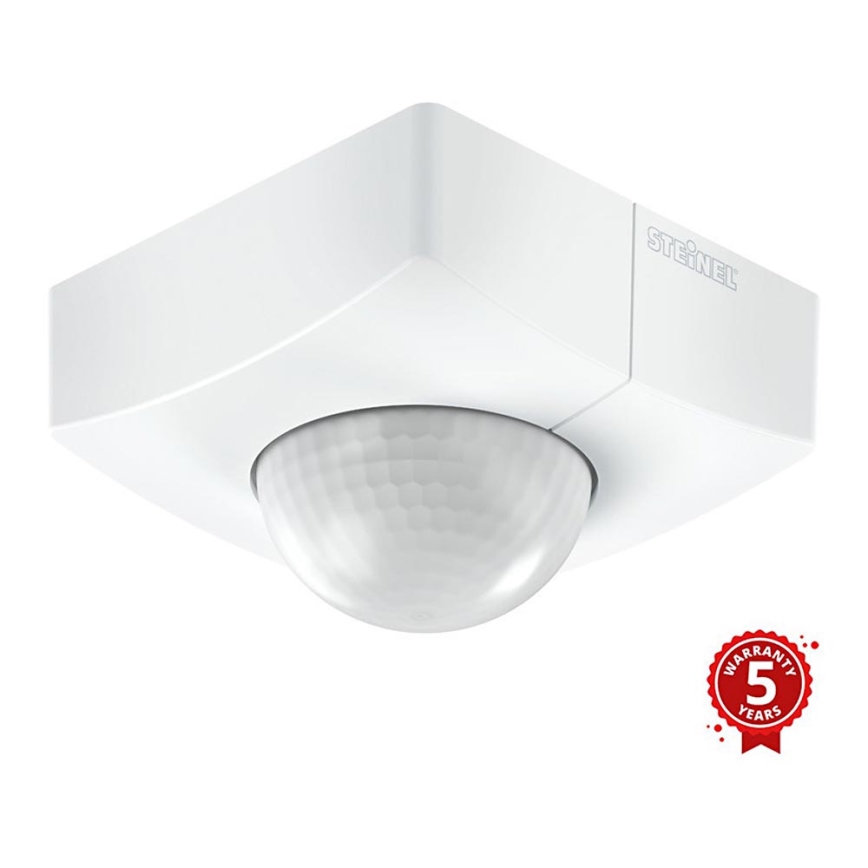 STEINEL 011635 - Vonkajší senzor pohybu IS 3360 biela IP54