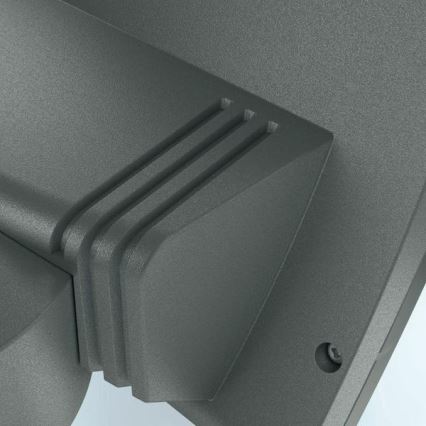 Steinel 012076 - Vonkajšie nástenné svietidlo s čidlom XLED curved LED/10,5W/230V