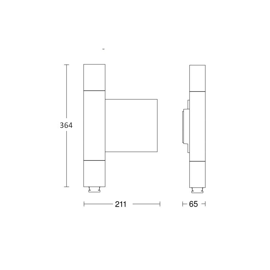 STEINEL 020378 - LED Vonkajšie svietidlo so senzorom L630LED LED/8,2W/230V IP44