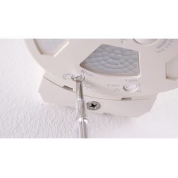 STEINEL 034955 - Vonkajší senzor pohybu SenslQ S biely IP54 + diaľkové ovládanie