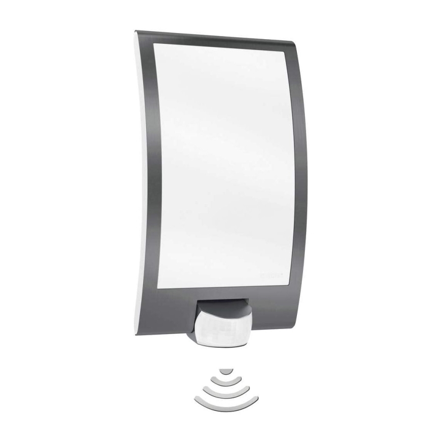 STEINEL 035709 - Vonkajšie svietidlo so senzorom L22 1xE27/60W/230V IP44