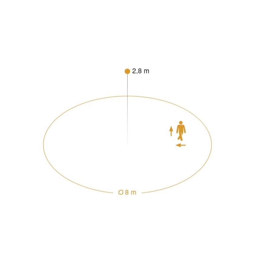 Steinel 056063 - LED Vonkajšie svietidlo so senzorom RS PRO LED/9,5W/230V IP54