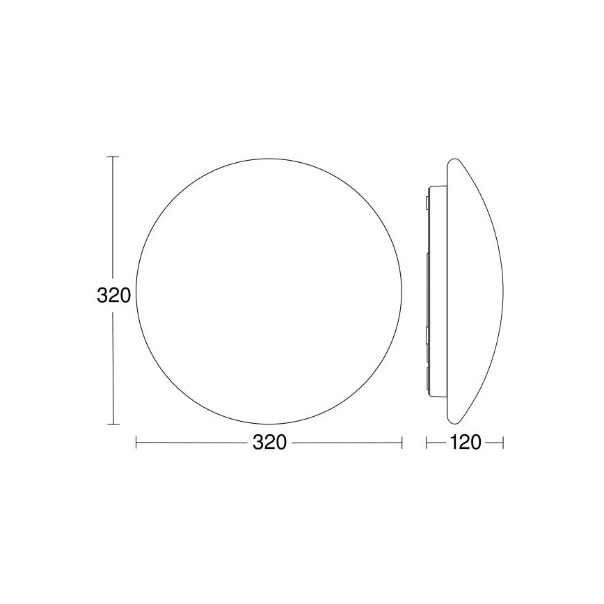 Steinel 056070 - LED Kúpeľňové stropné svietidlo so senzorom RS PRO LED/16W/230V IP54
