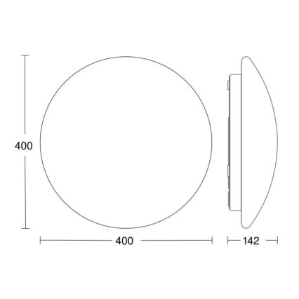 STEINEL 058593 - LED Kúpeľňové svietidlo so senzorom RS PRO LED/20W/230V 4000K IP54