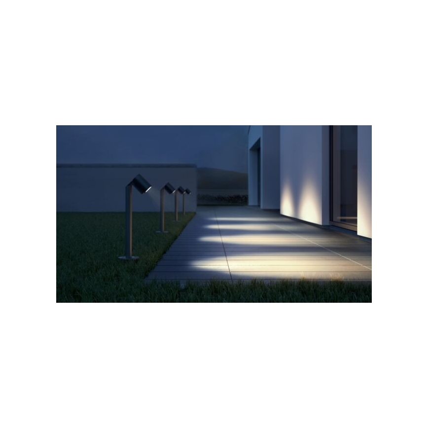 STEINEL 058661 - LED Vonkajšia lampa so senzorom SPOT WAY 1xGU10/7W/230V IP44