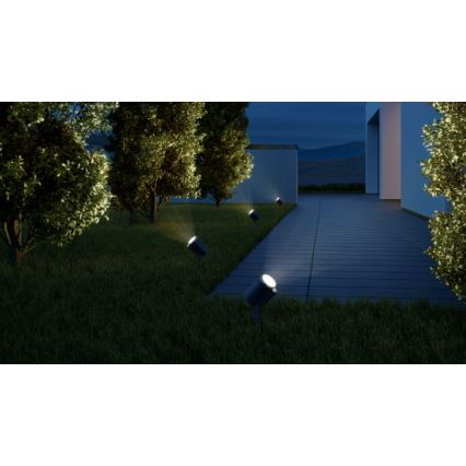 STEINEL 058685 - LED Vonkajšia lampa so senzorom SPOT GARDEN 1xGU10/7W/230V IP44