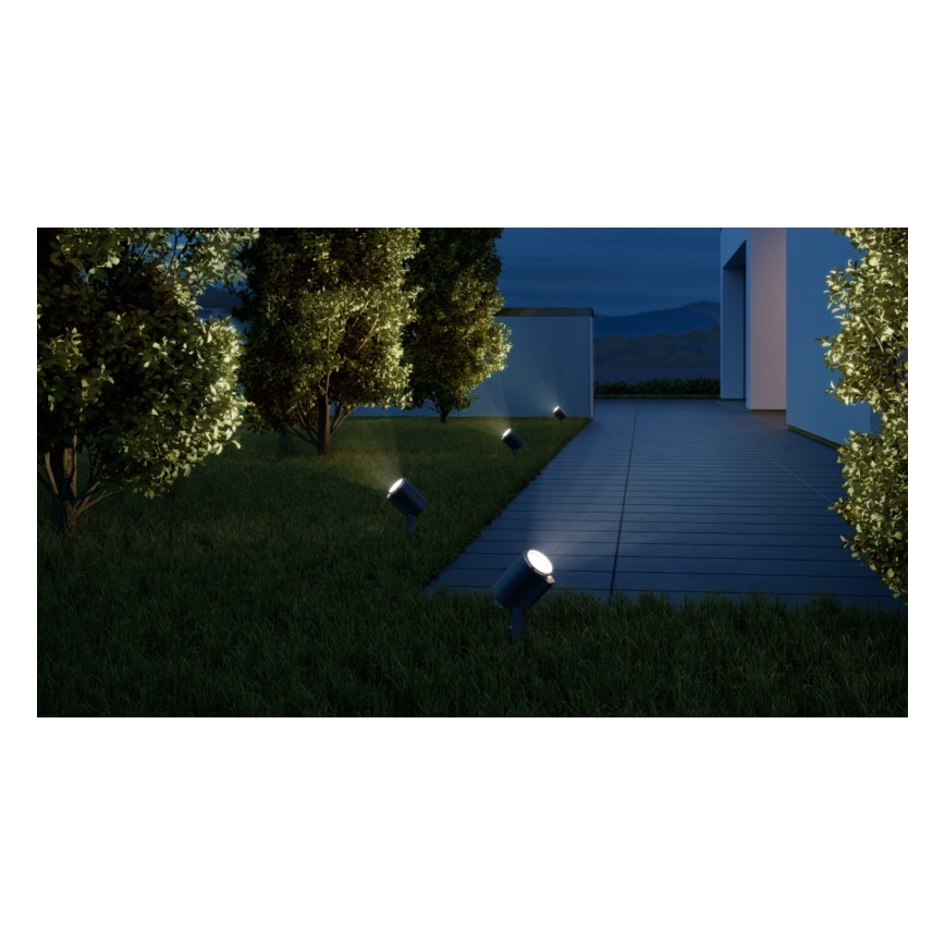 STEINEL 058685 - LED Vonkajšia lampa so senzorom SPOT GARDEN 1xGU10/7W/230V IP44