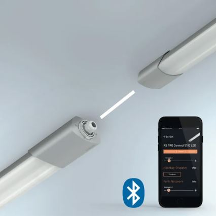 Steinel 058715 - LED Technické svietidlo so senzorom a núdzovým modulom RS PRO 5150 SC EM LED/42W/230V IP66 4000K