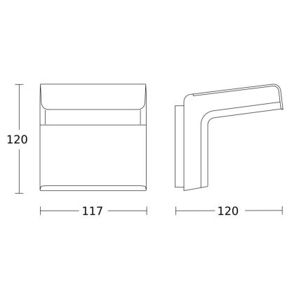 Steinel 059620 - Senzor pohybu iHF 3D KNX IP54 antracit