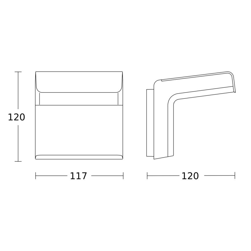Steinel 059637 - Senzor pohybu iHF 3D KNX IP54 čierna