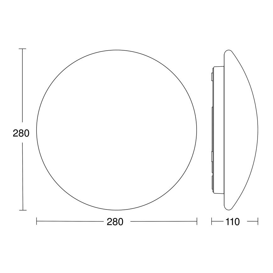 STEINEL 064808 - LED Kúpeľňové stropné svietidlo so senzorom RS PRO LED/9,5W/230V 3000K IP54