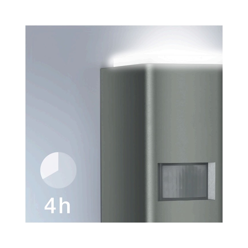 Steinel 067199 - LED Vonkajšie nástenné svietidlo so senzorom L 930 S LED/9,3W/230V IP44 antracit