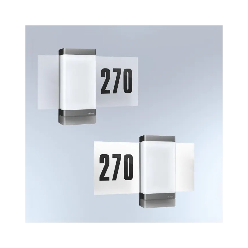 Steinel 067205 - LED Domové číslo so senzorom L270SC LED/7,8W/230V IP44
