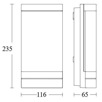 Steinel 067212 - LED Vonkajšie svietidlo so senzorom L 271 SC LED/6,6W/230V 3000K IP44