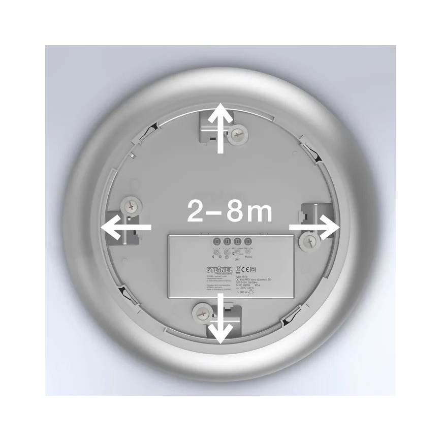 Steinel 068202 - LED Kúpeľňové stropné svietidlo so senzorom DL Vario Quattro PRO S LED/14W/230V 3000K IP54
