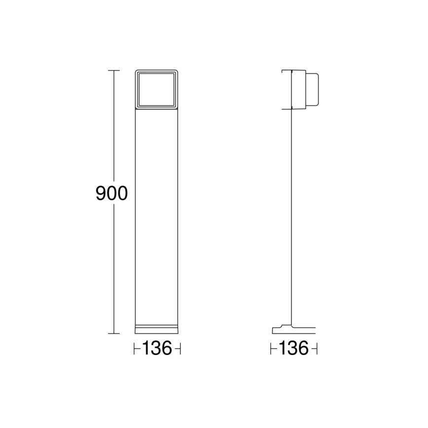 Steinel 078676 - LED Stmievateľná vonkajšia lampa GL 85 C 900 LED/9W/230V IP44